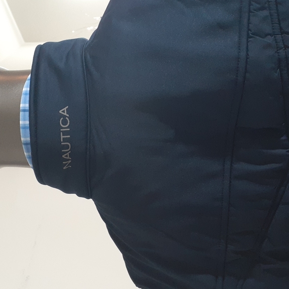 Nautica Quilted Lightweight Puffer Jacket - Various Sizes - Blue - Picture 6 of 6